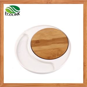 Τυρί φαγητό μπαμπού σετ ψυχαγωγία δίσκος σερβιρίσματος