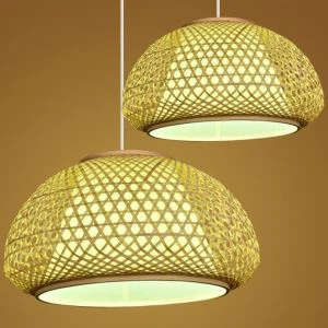 Οι σκιές λαμπτήρων πολυελαίων μπαμπού