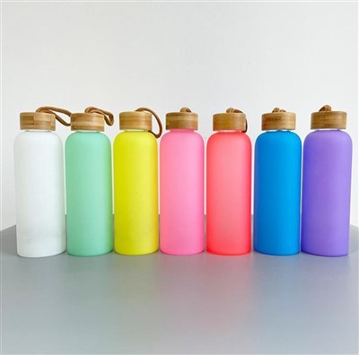 Borosilicate 20oz μπαμπού μπαμπού