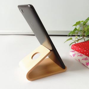Bamboo Wooden Mobile Phone Holder