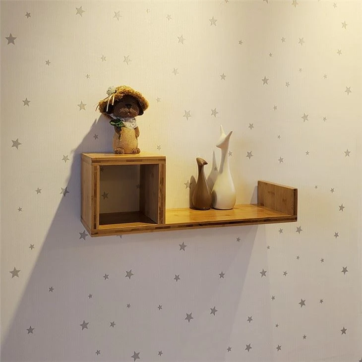 Bamboo Wall Floating Shelf